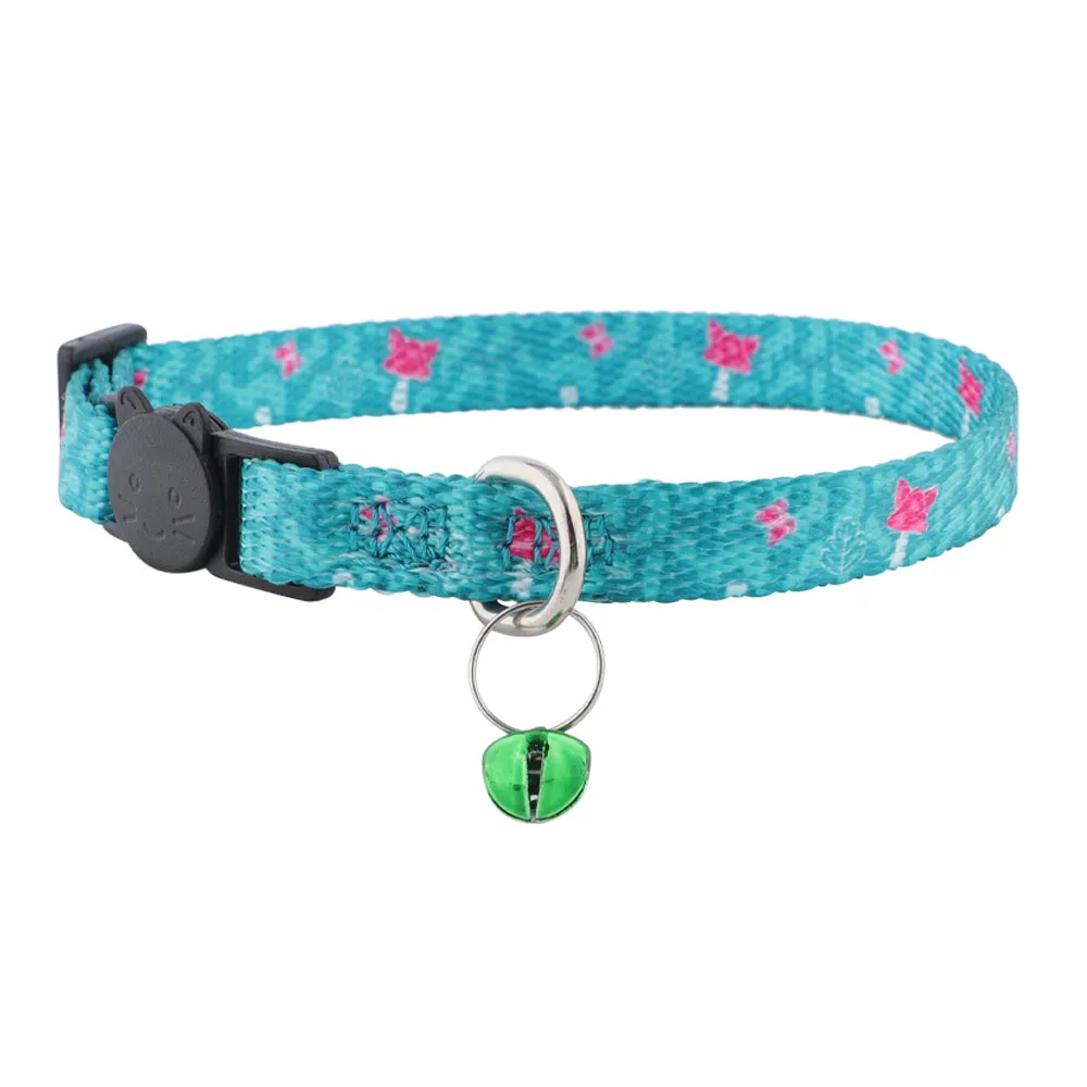 Fungi Nylon Cat Collar | It´s a Fluffing Vibe - Es Una Vibra Muy Perra