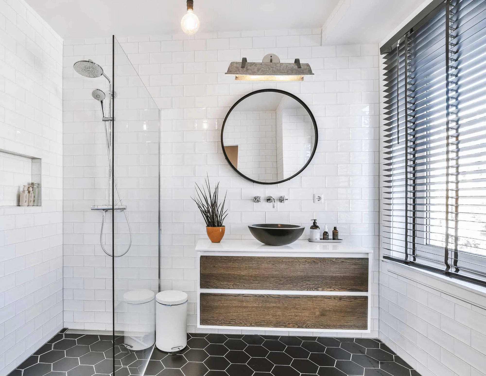 Galvanized Metal Wall Vanity Light