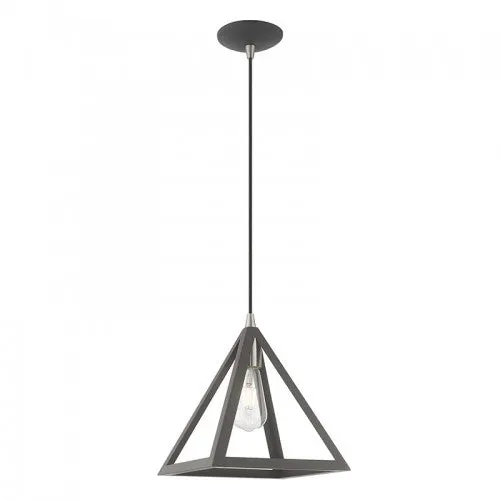 GEOMETRIC 1 LIGHT MINI PENDANT, SCANDINAVIAN GRAY