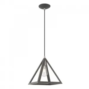 GEOMETRIC 1 LIGHT MINI PENDANT, SCANDINAVIAN GRAY