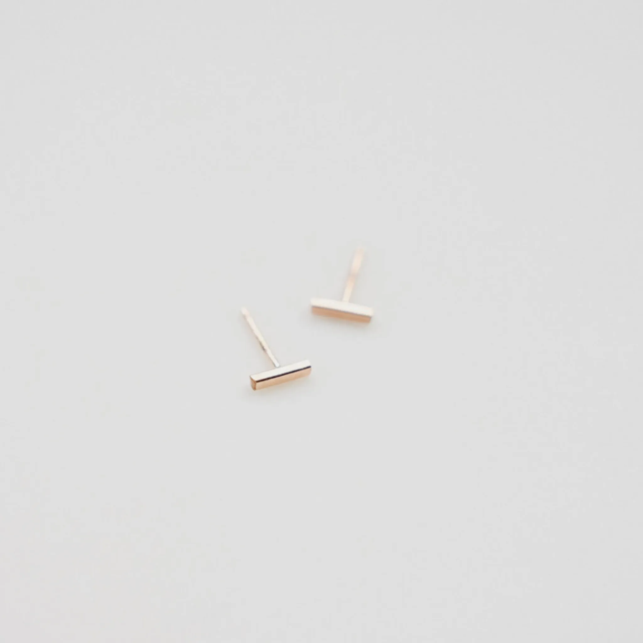 Gold Bar Studs