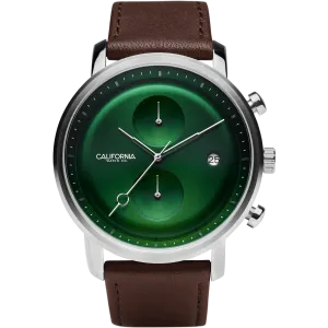 Golden Gate Chrono Leather Dark Brown Green