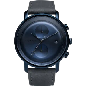 Golden Gate Chrono Leather Deep Blue Gray