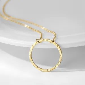 Goldplated Casting Minimalist Cold Wind Fashion Pendant