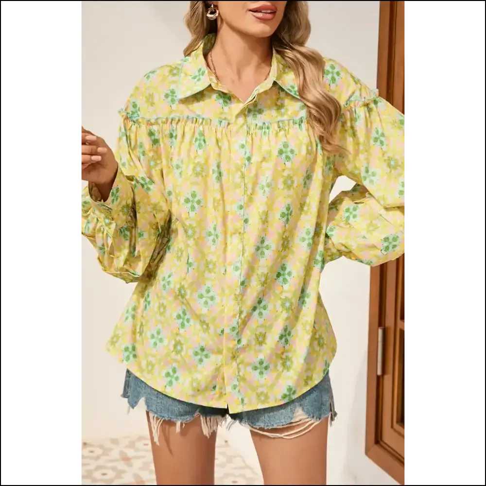 Green Boho Floral Frill: so Comfy, You'll Forget Pants Exist 💚 Needful Things