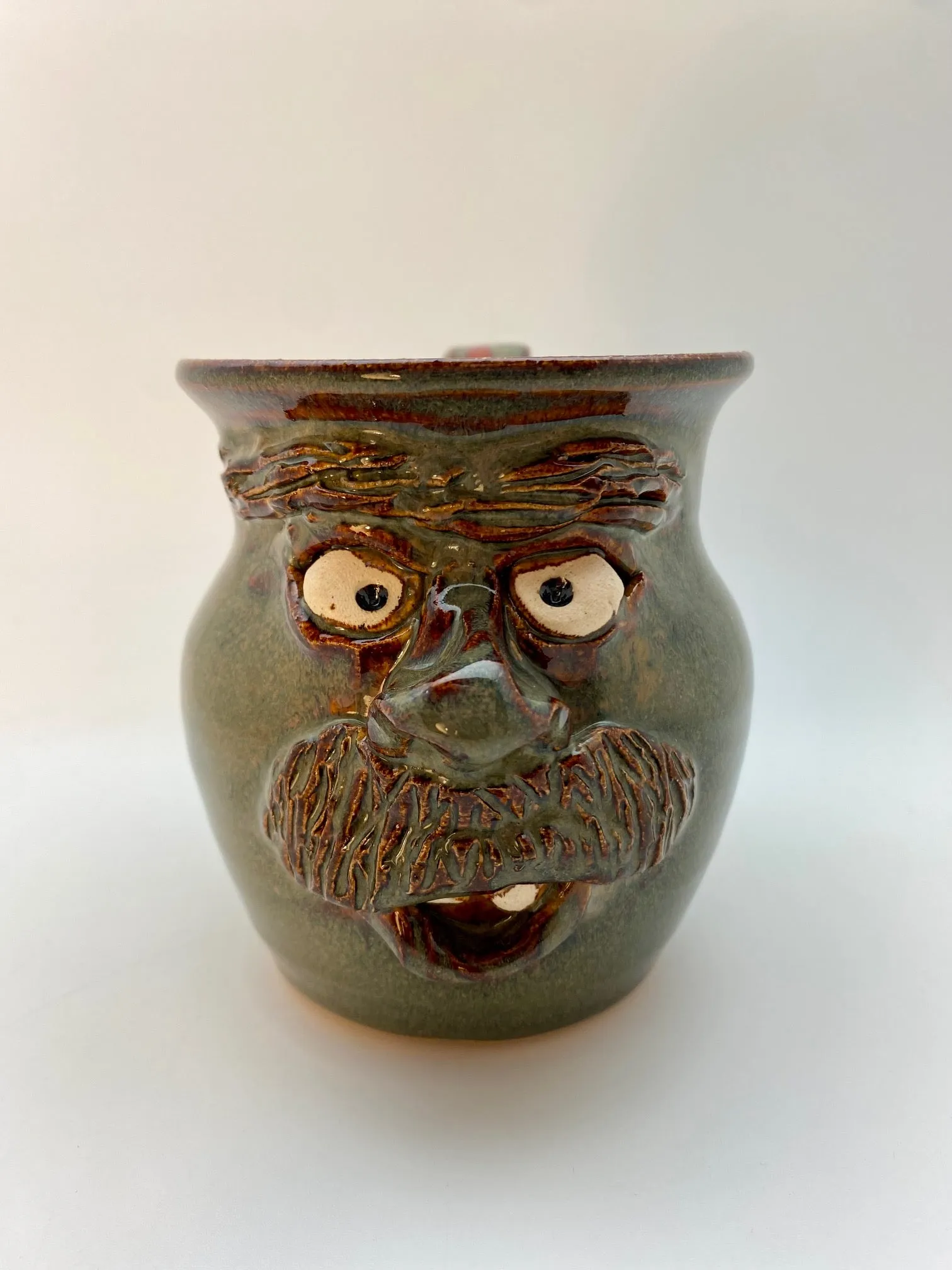 Green Face Mug