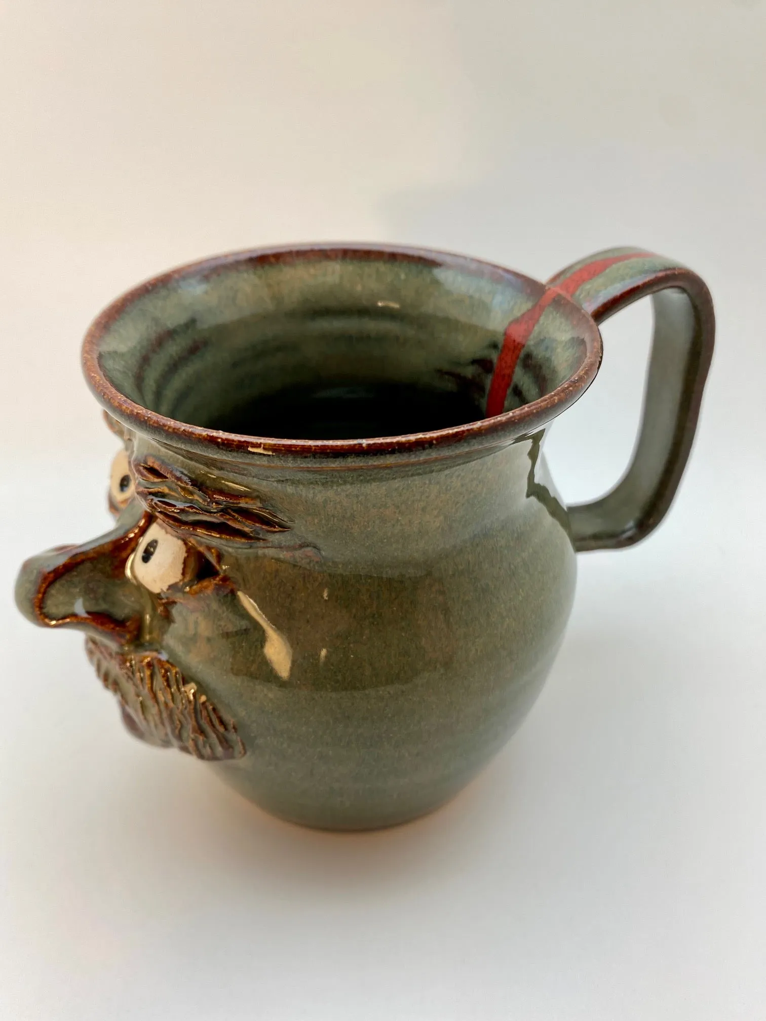 Green Face Mug
