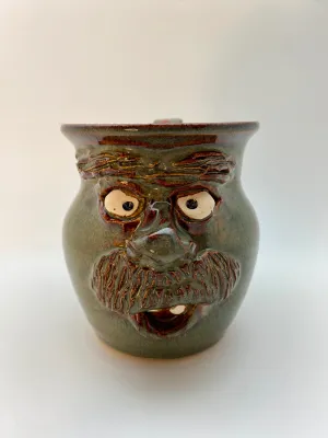 Green Face Mug