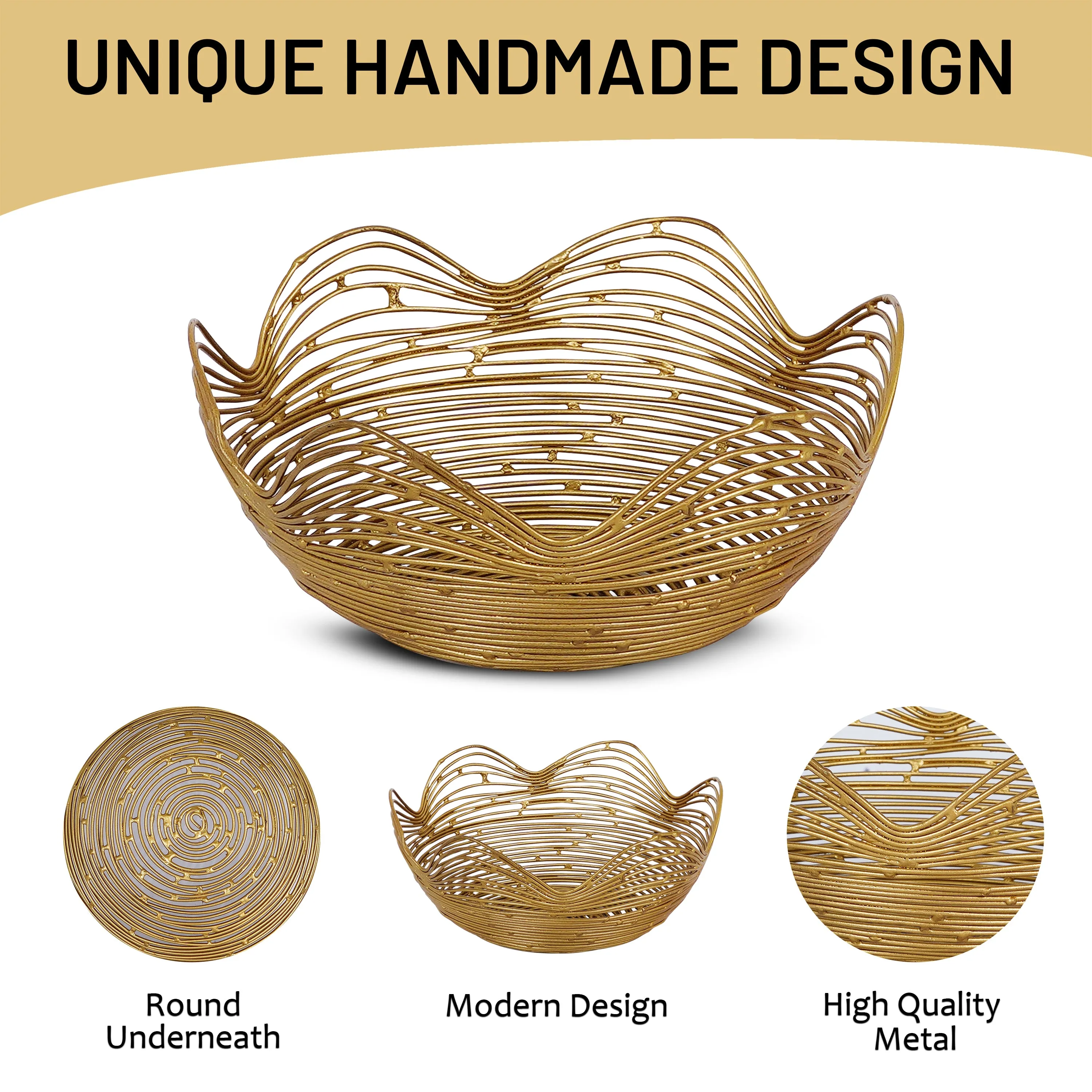 Gurez Valley Metal Decorative Bowls