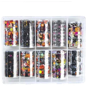 Halloween Transfer Foil Nail Art - Pack #1 - Pack