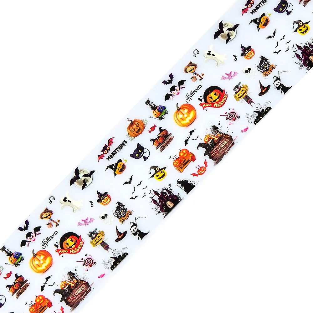 Halloween Transfer Foil Nail Art - Pack #1 - Pack