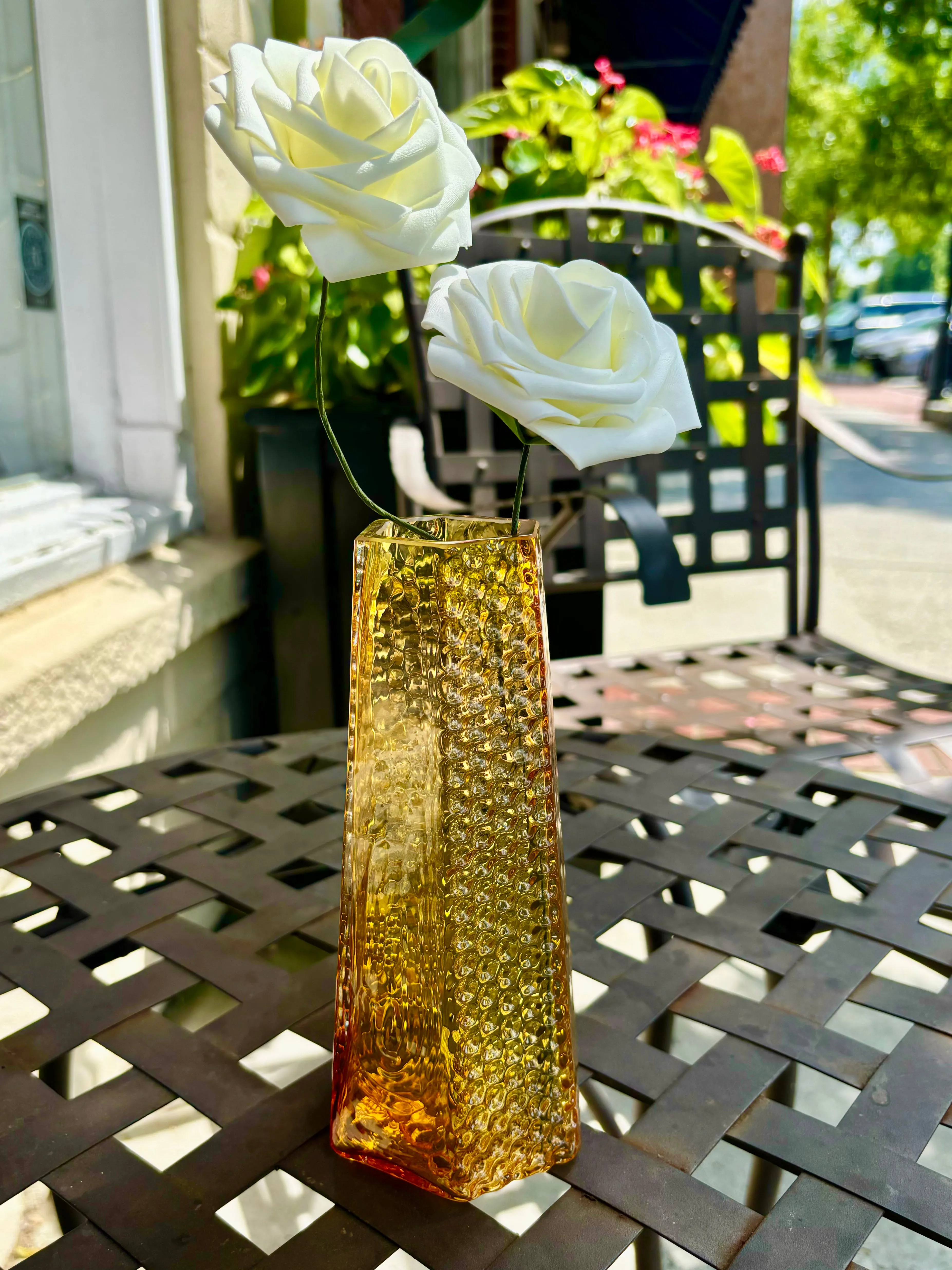 Handblown BB Glass Vase