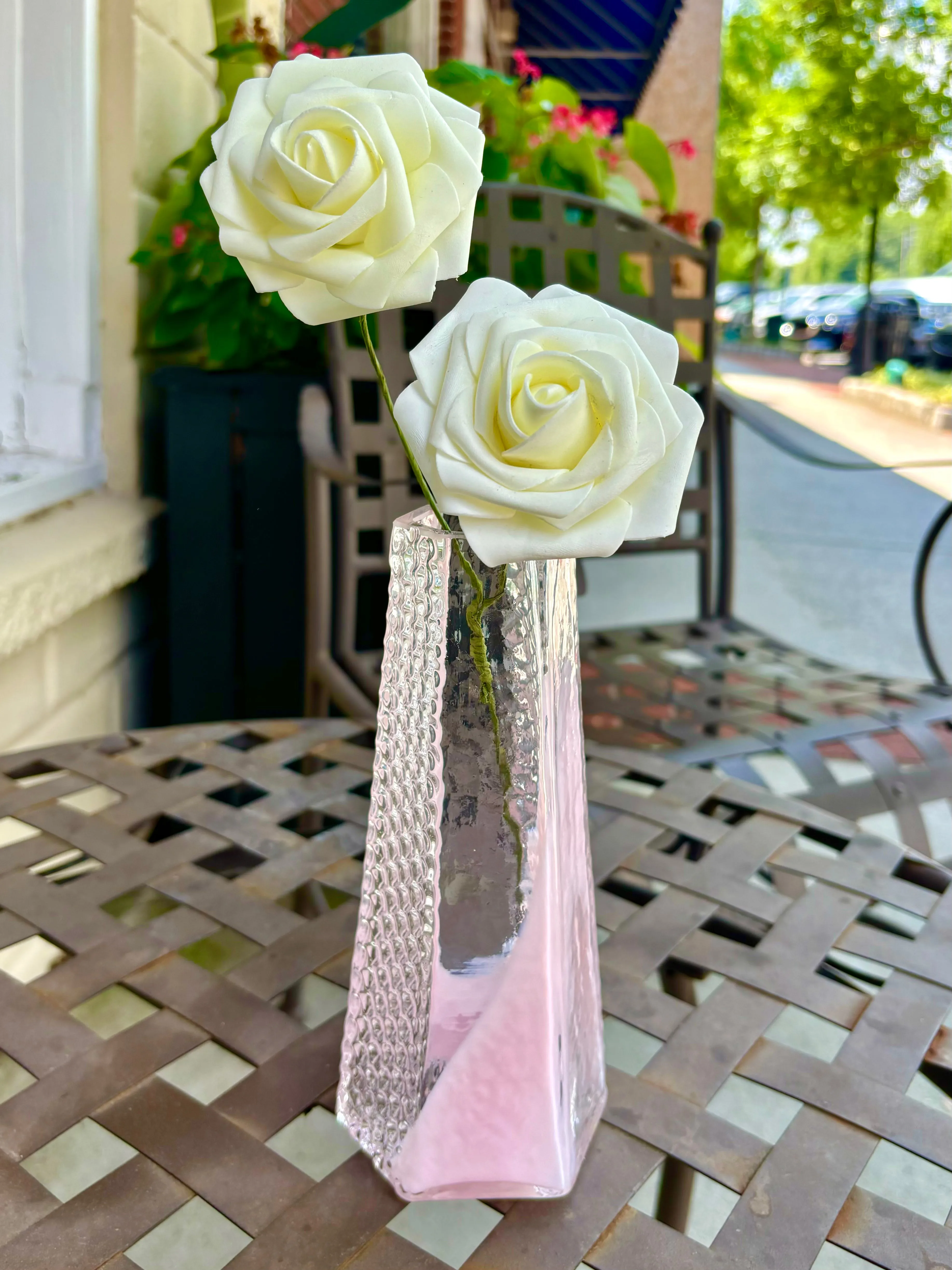 Handblown BB Glass Vase