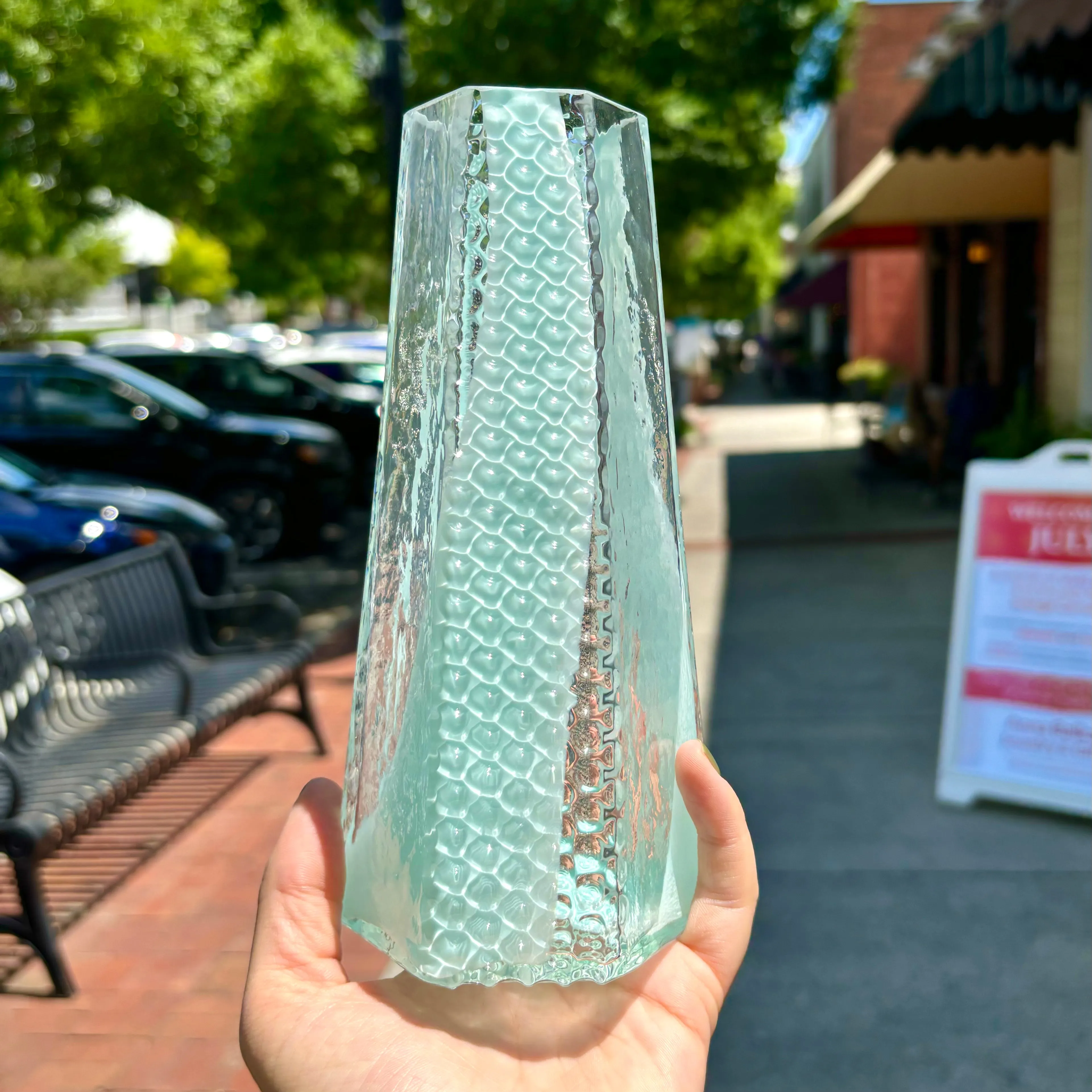 Handblown BB Glass Vase