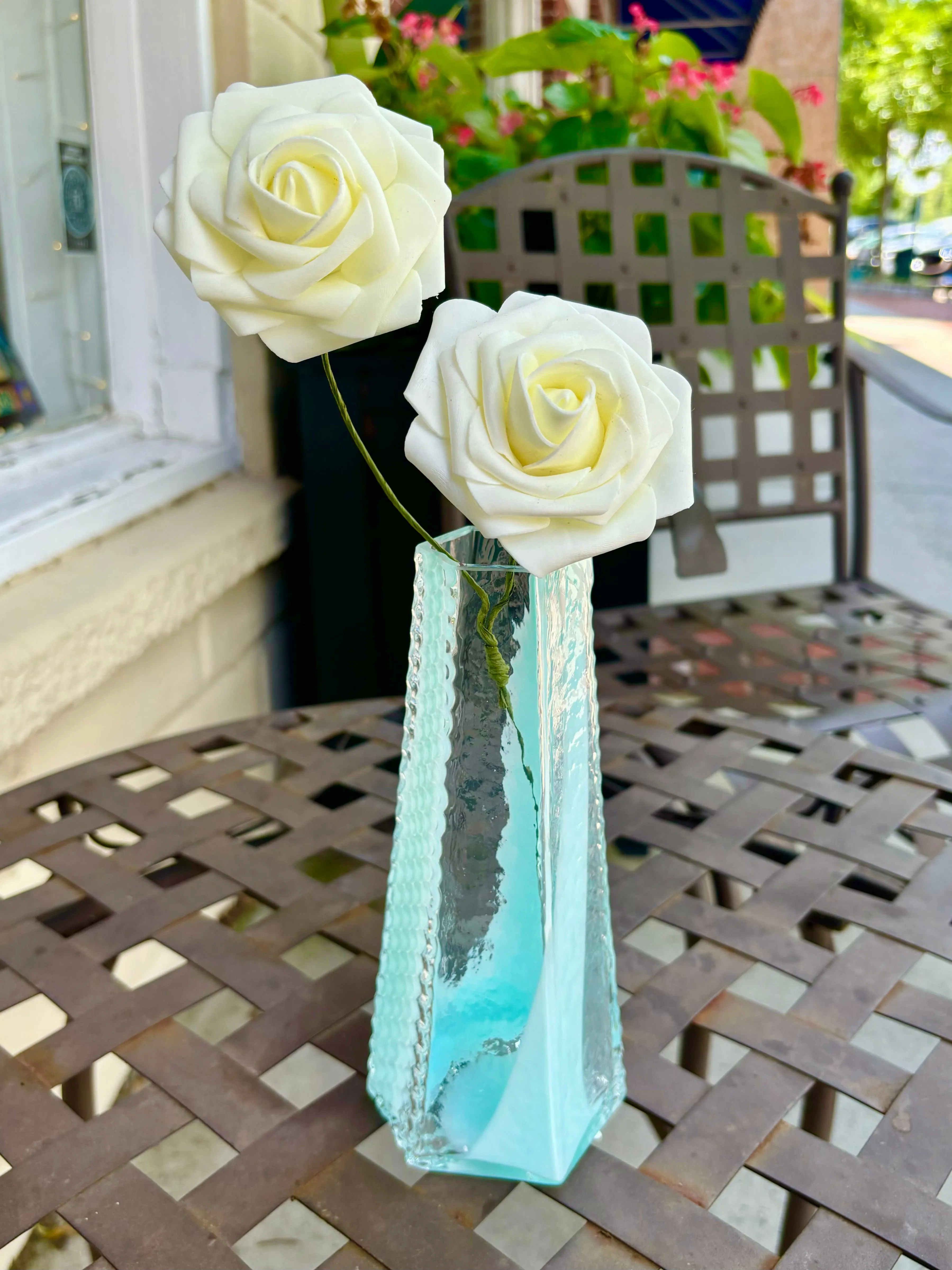 Handblown BB Glass Vase