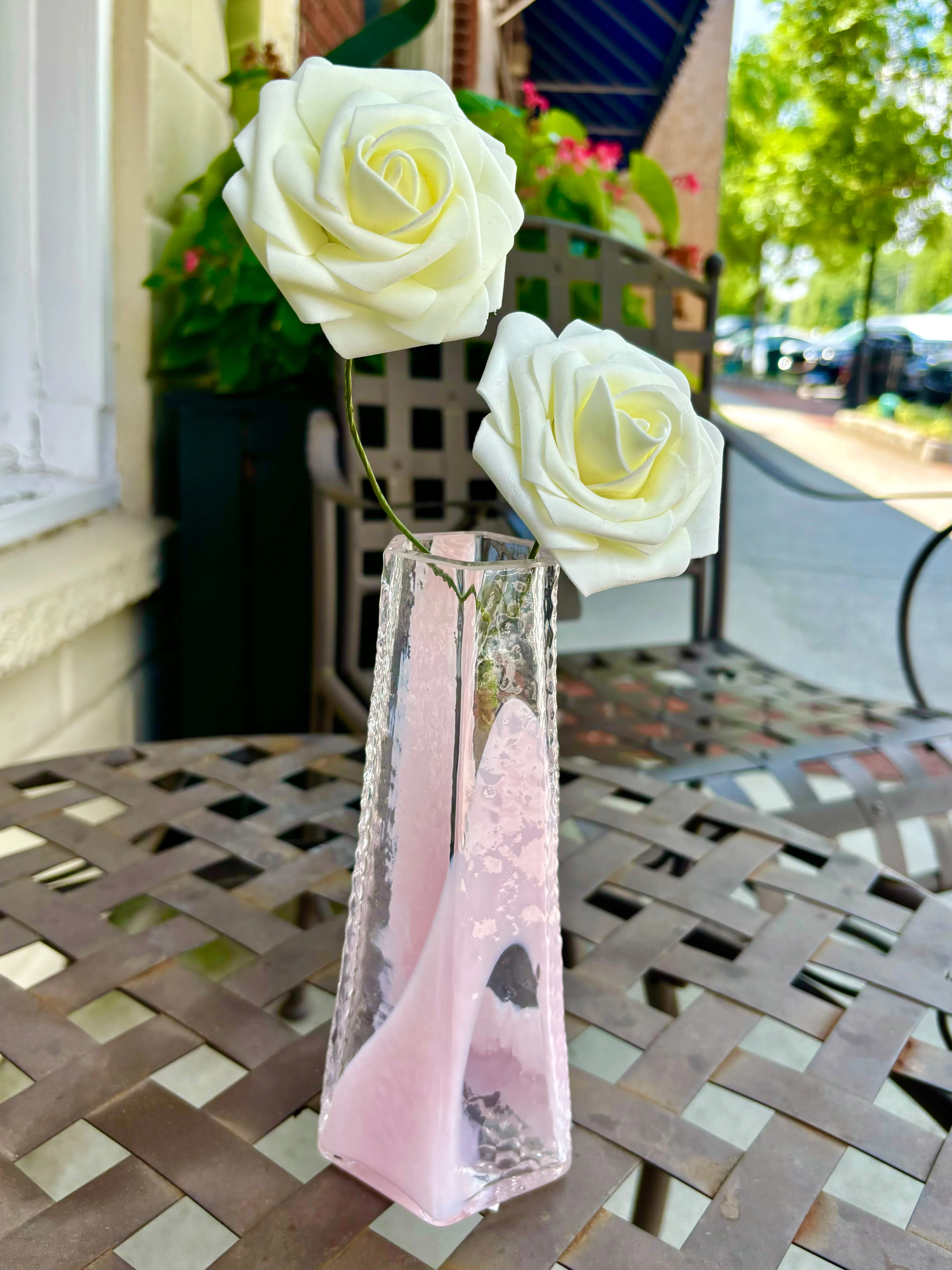Handblown BB Glass Vase