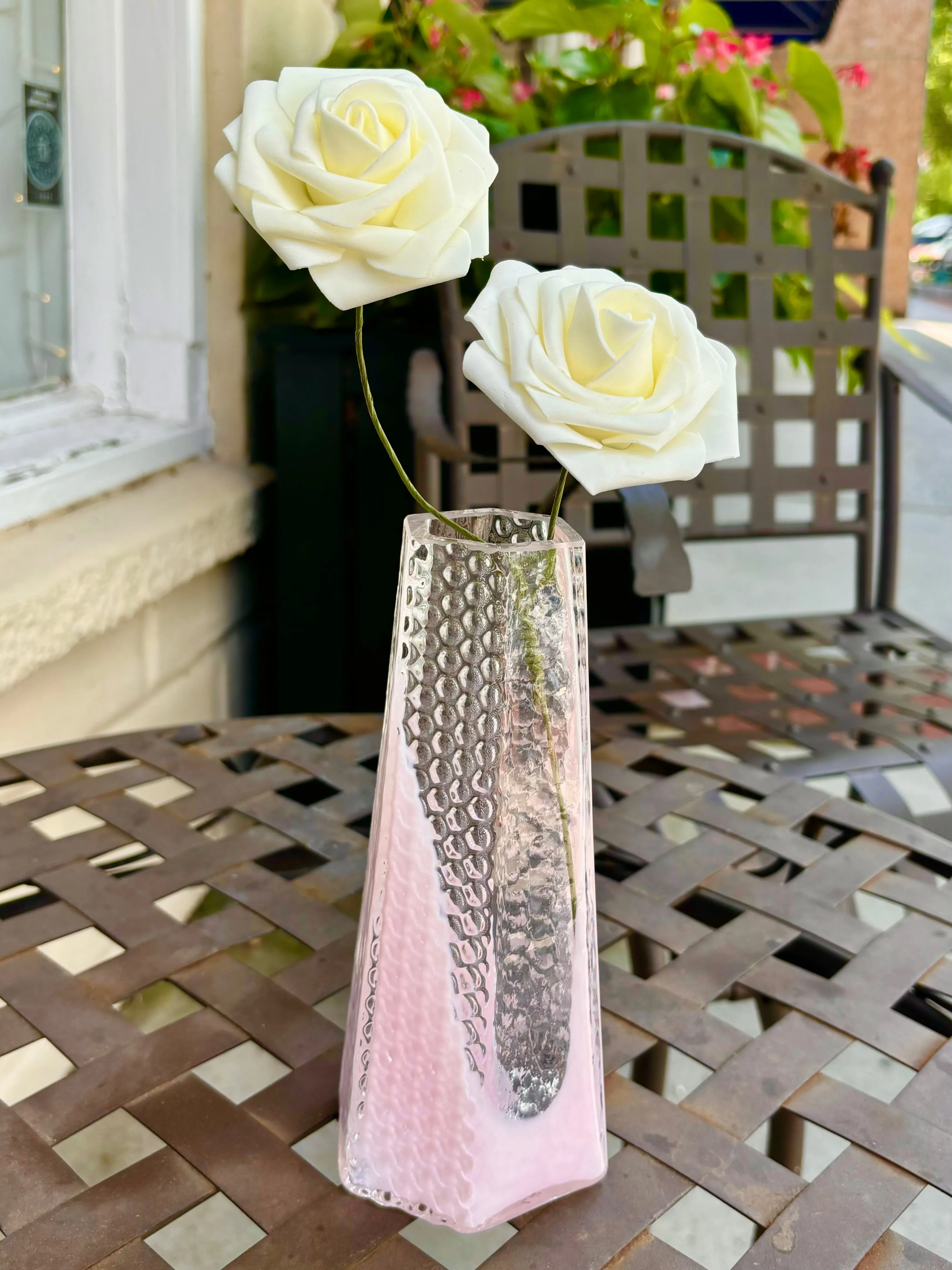 Handblown BB Glass Vase
