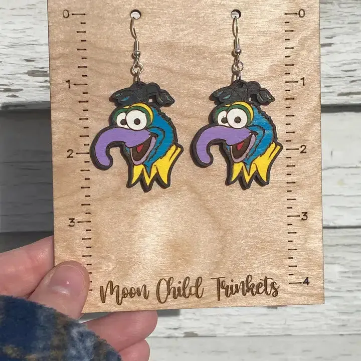 Handmade Muppets Inspired Earrings