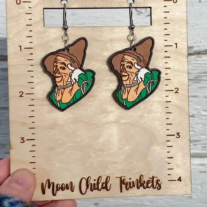 Handmade Wizard of Oz Inspired Earrings
