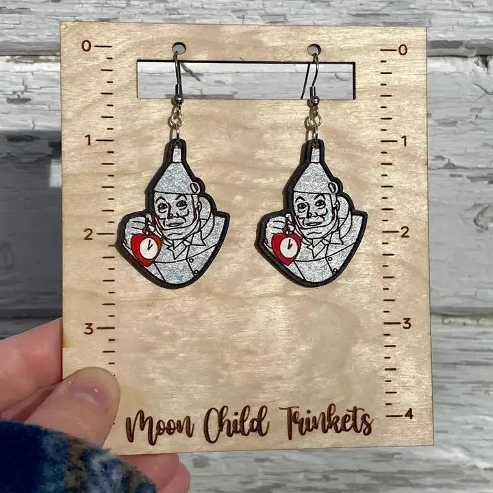 Handmade Wizard of Oz Inspired Earrings