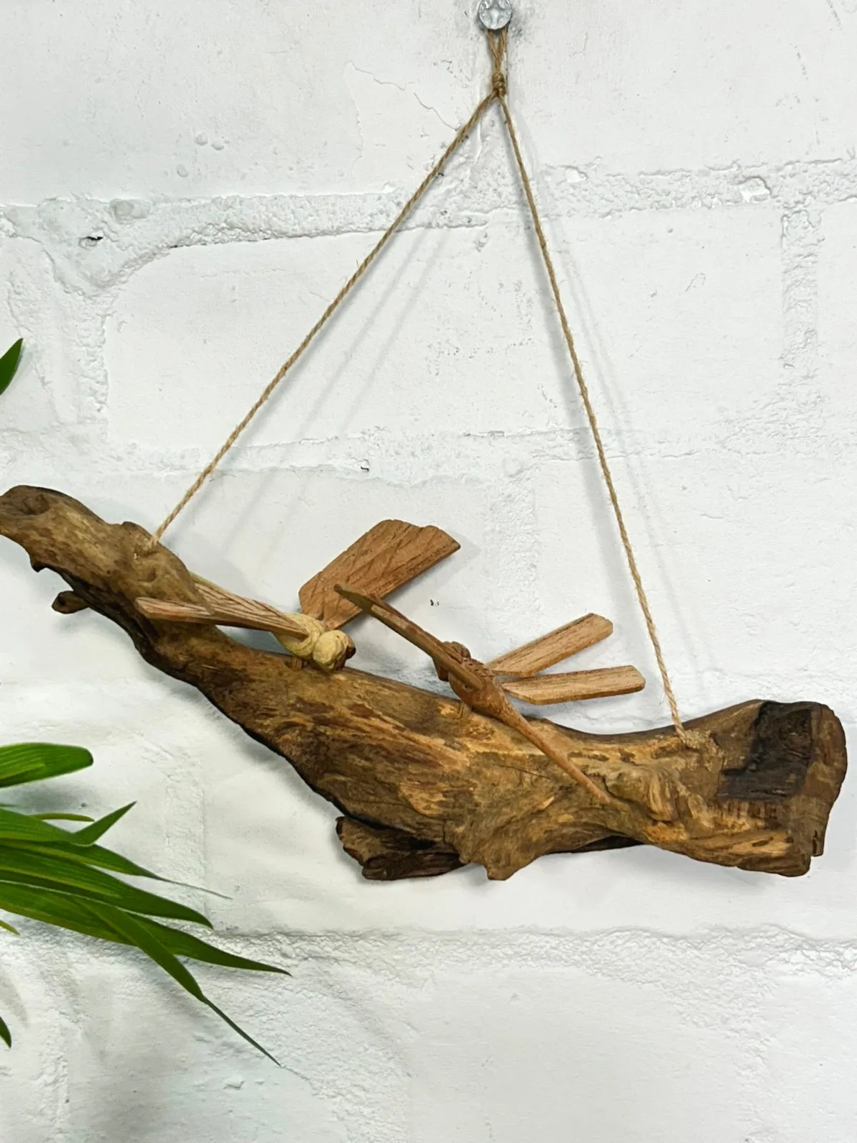 Hanging Dragonflies on Branch