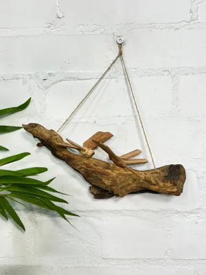 Hanging Dragonflies on Branch