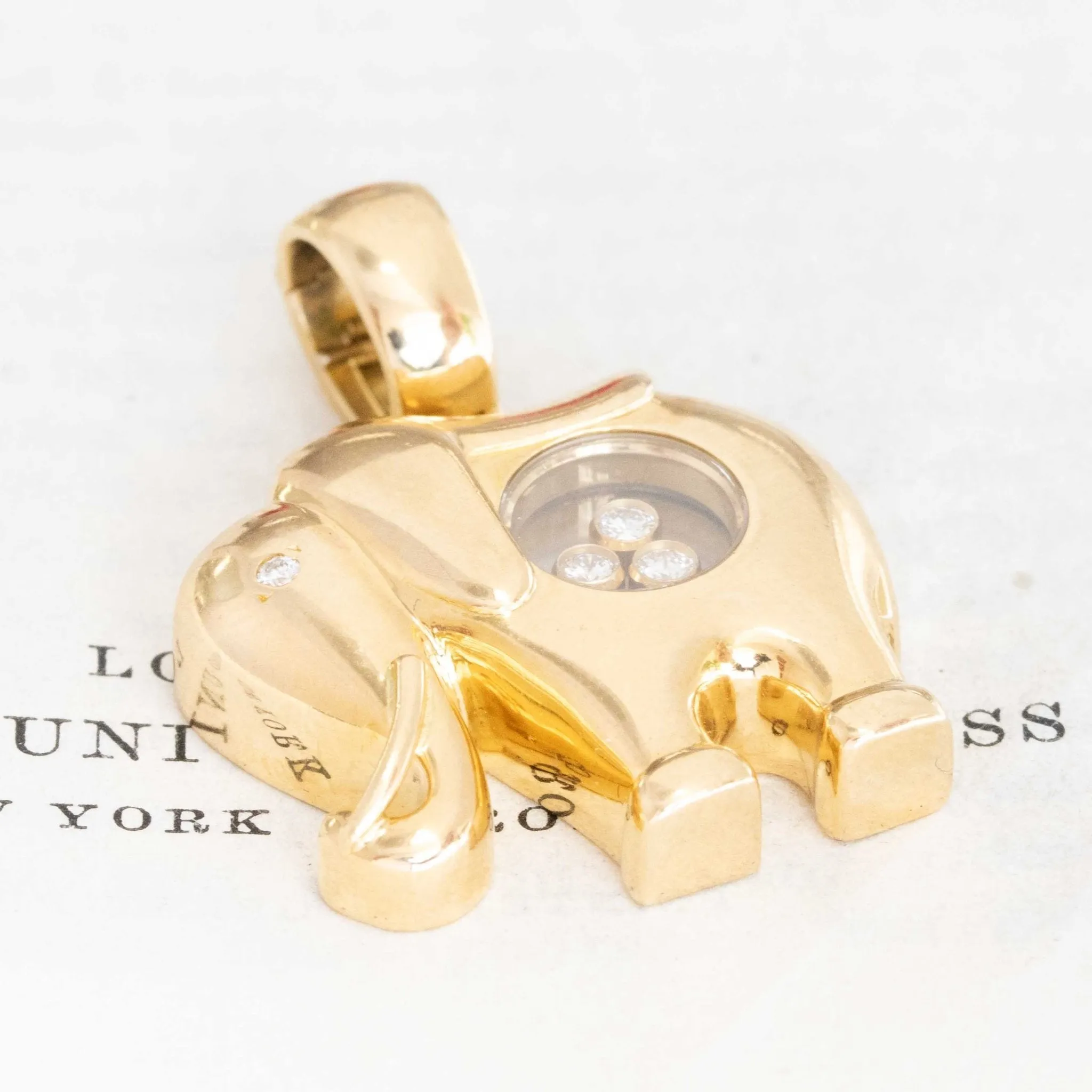 Happy Diamonds Elephant Pendant by Chopard