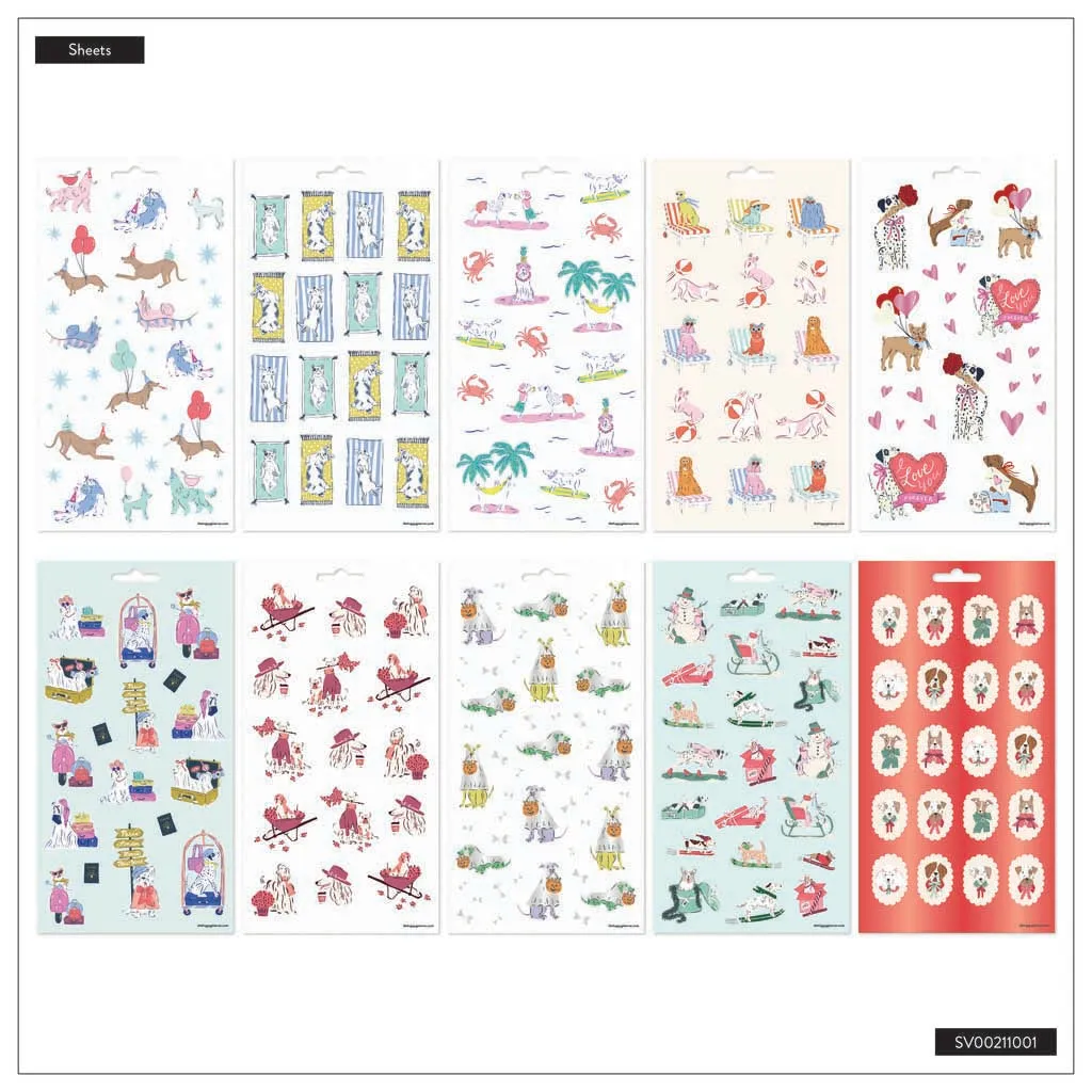 Happy Planner PawsItive Year Sticker Sheets