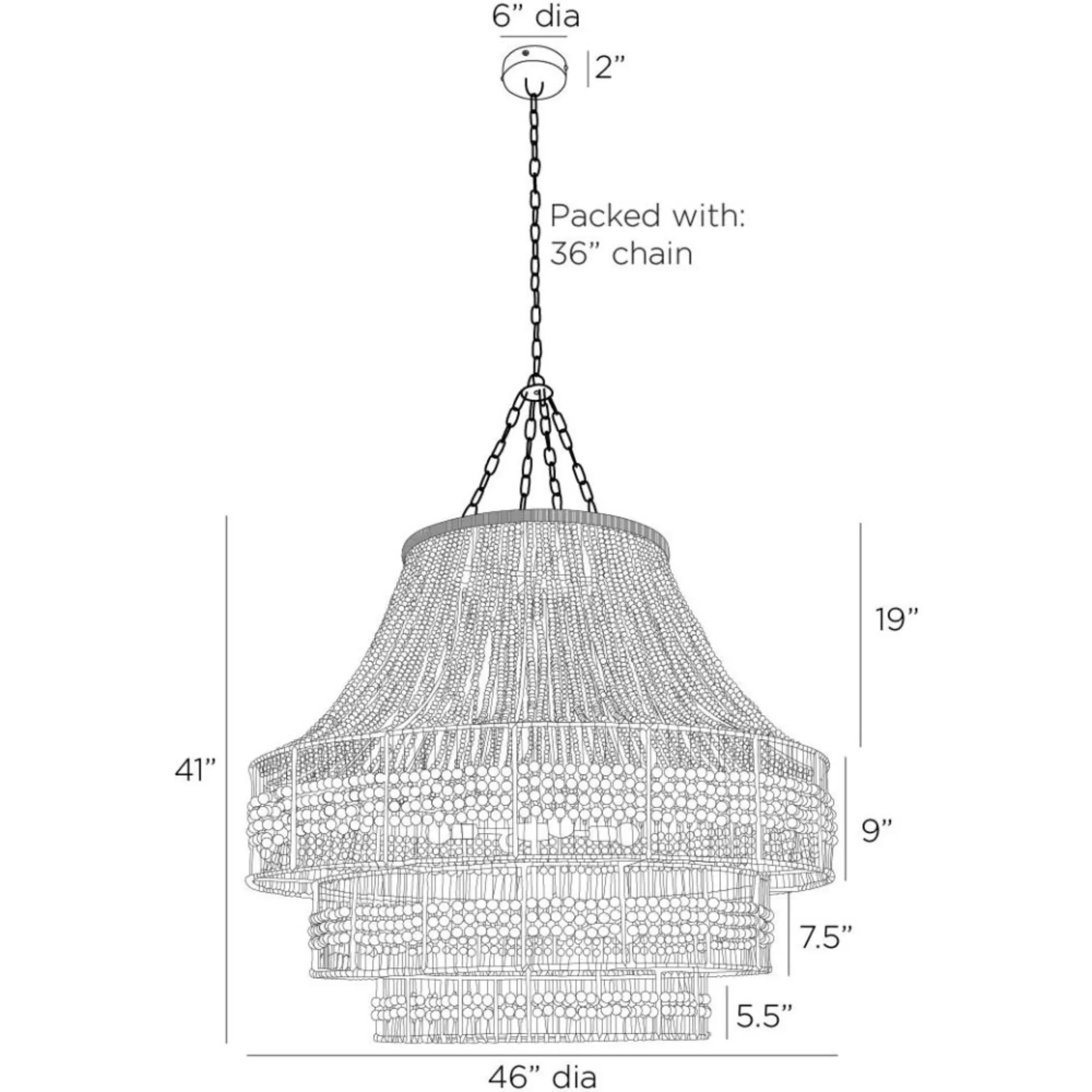 Harlan Large Chandelier