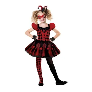 Harlequin Cutie Halloween Girls Costume