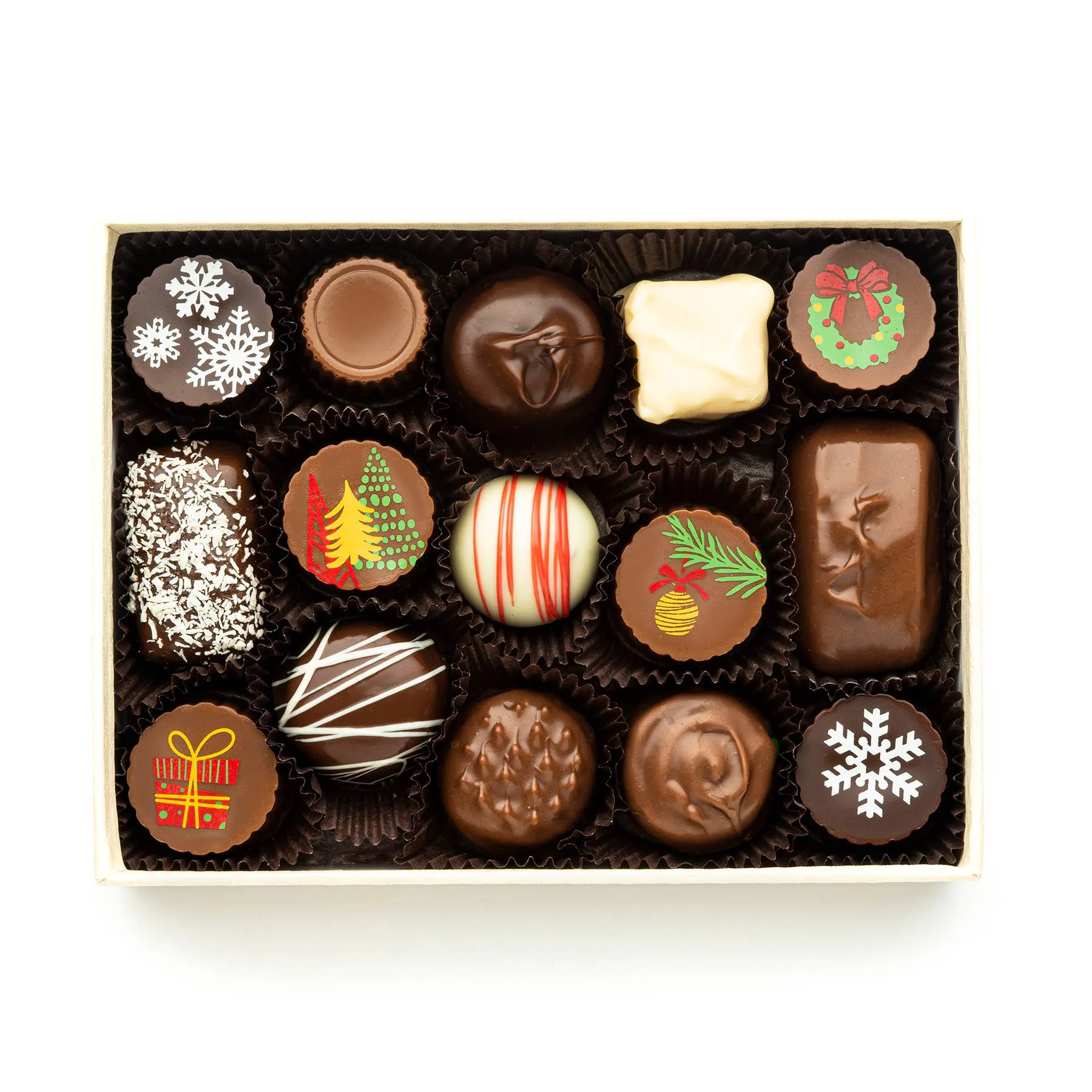 Holiday Candy & Chocolate Christmas Gift Box