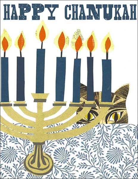 Holiday Chanukah Cat