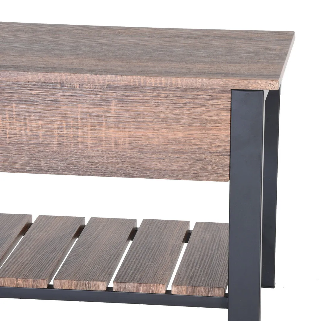 Hollen Storage Bench Three Posts™ Color: Chestnut