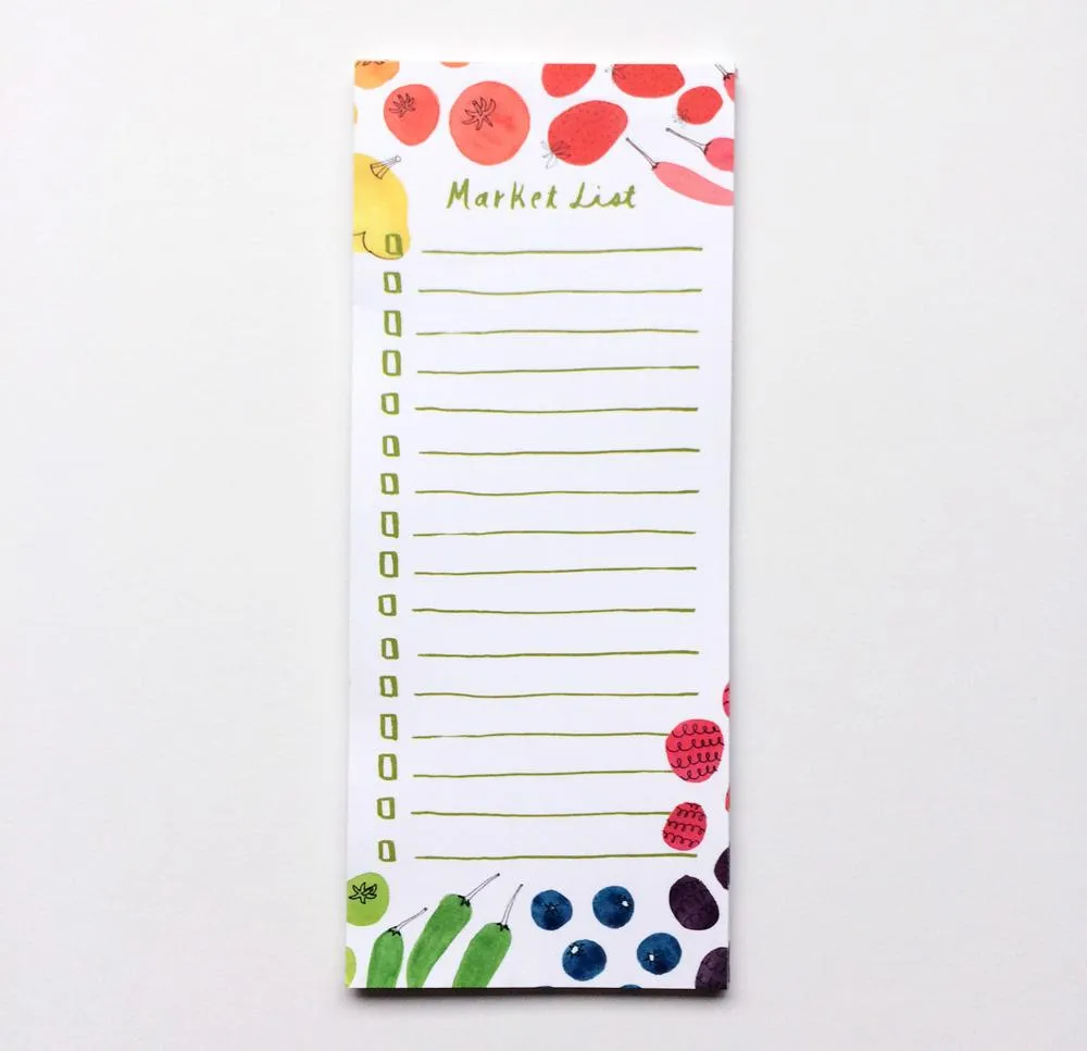 Honeyberry Studios Eat a Rainbow Market List