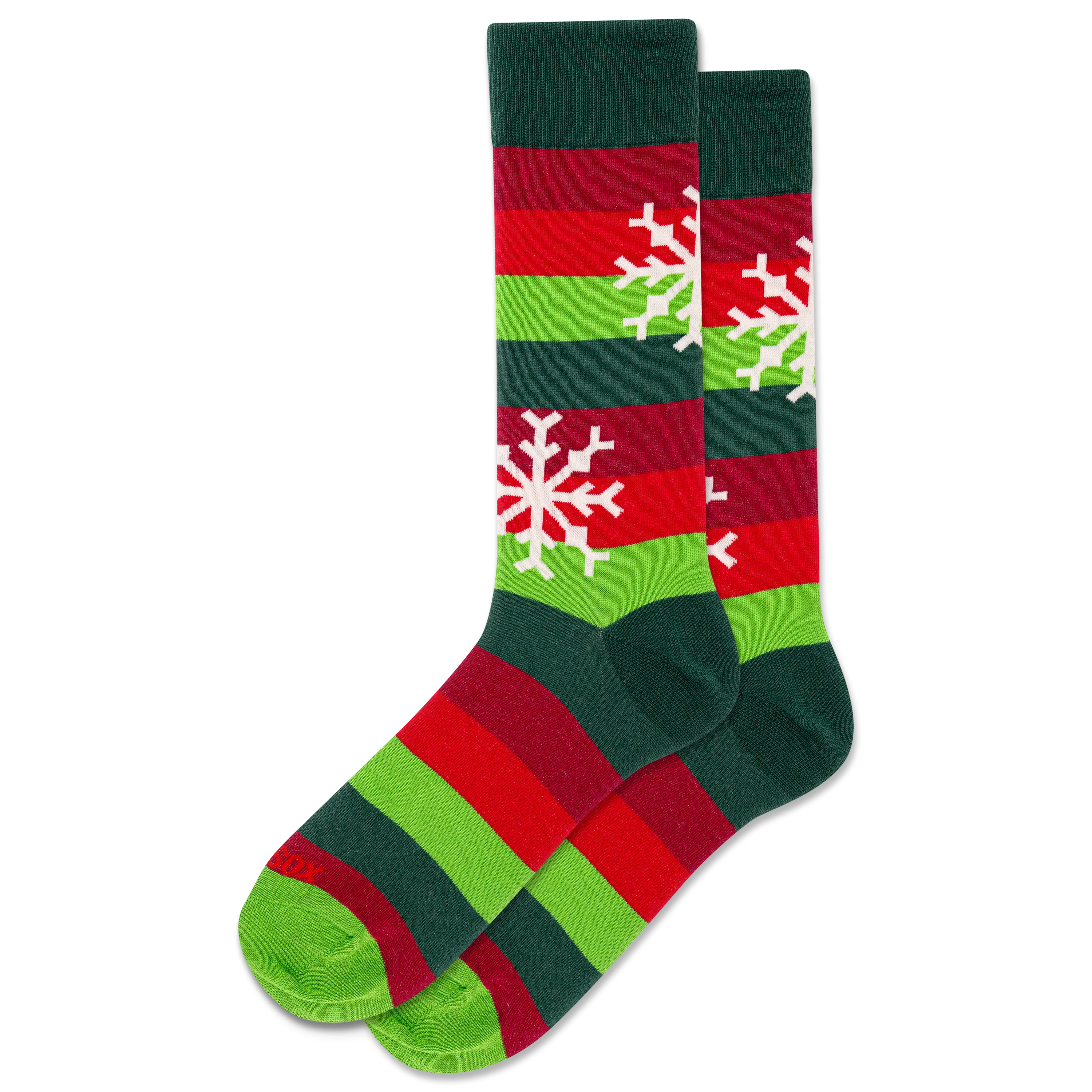HOTSOX Men's Snowflake Crew Sock