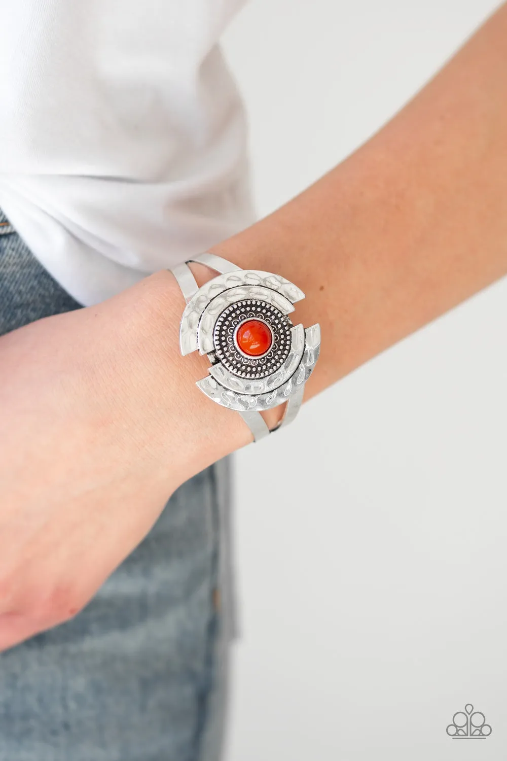 Incredibly Indie Orange Bracelet