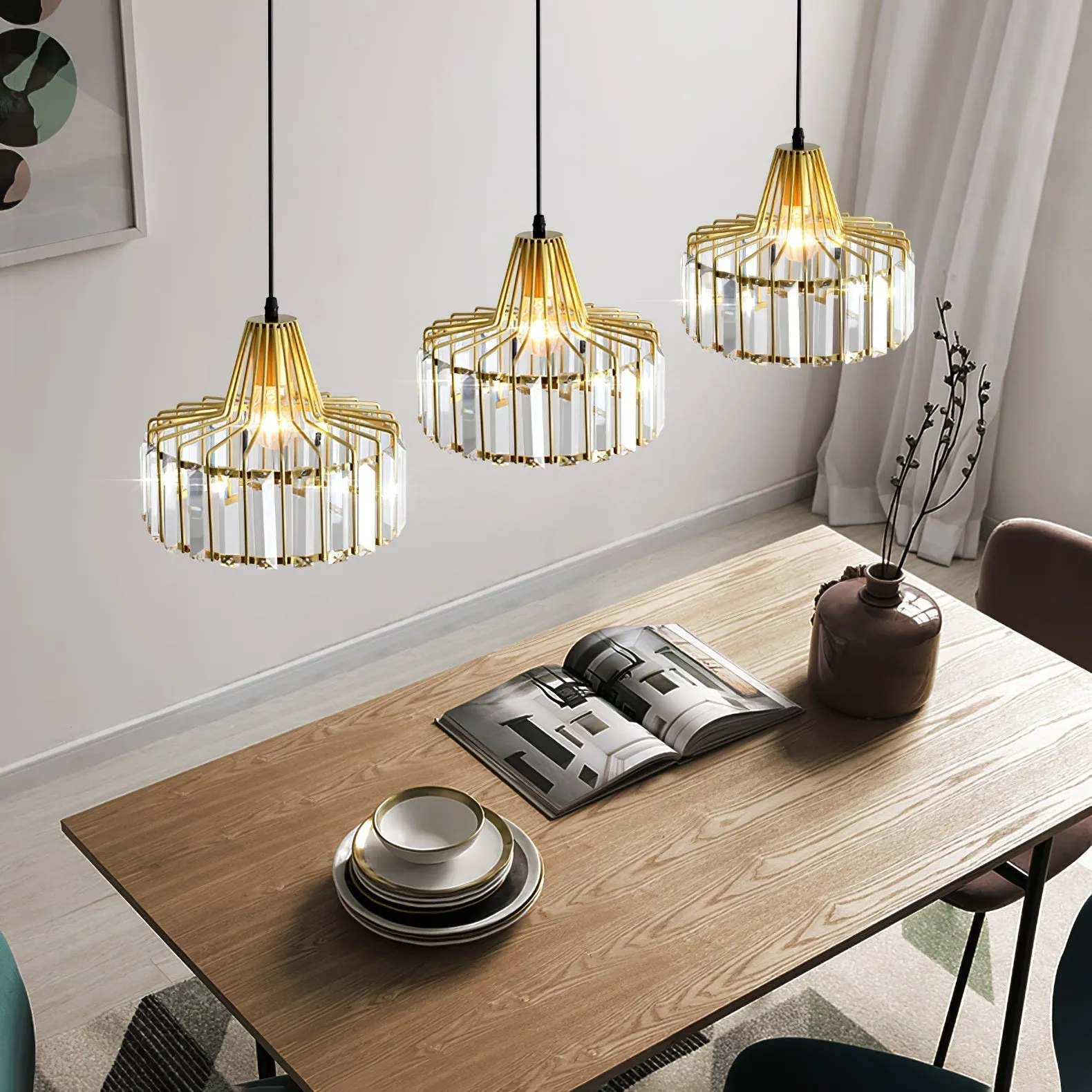 Industrial Prism Pendant Light