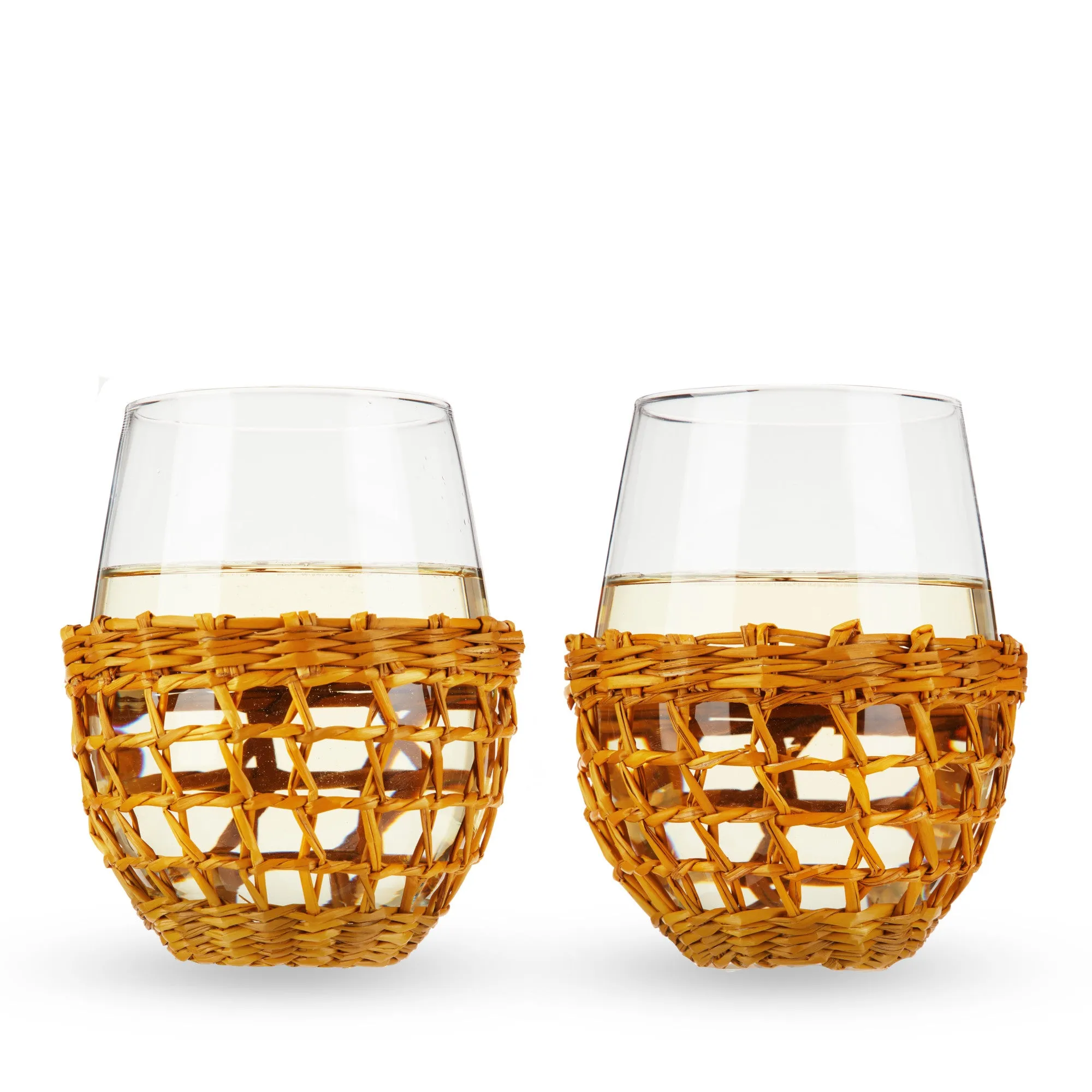 ISLAND CARAFE & STEMLESS WINE GLASS SET