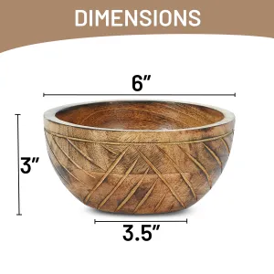 Jai Valley Mangowood Decorative Bowls