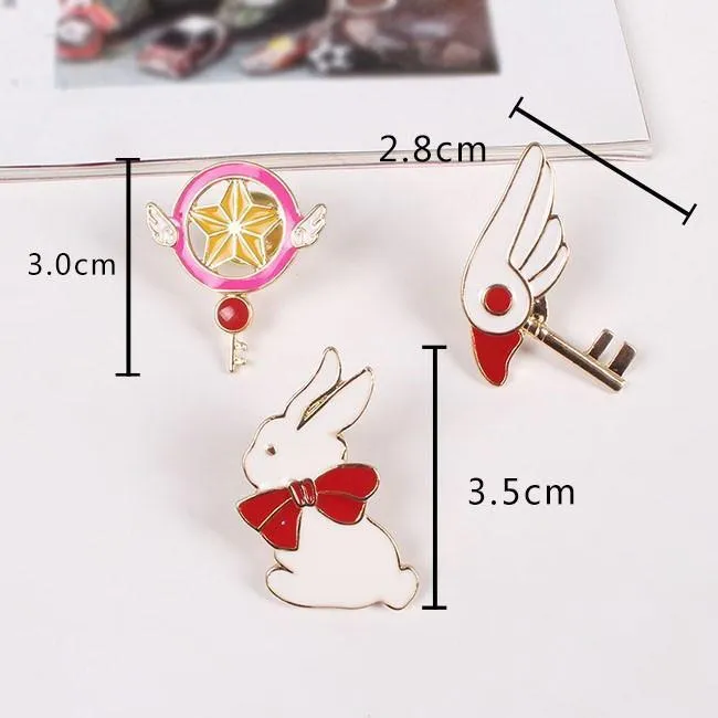 Japanese Cartoon Lovely Brooches (3 Styles)