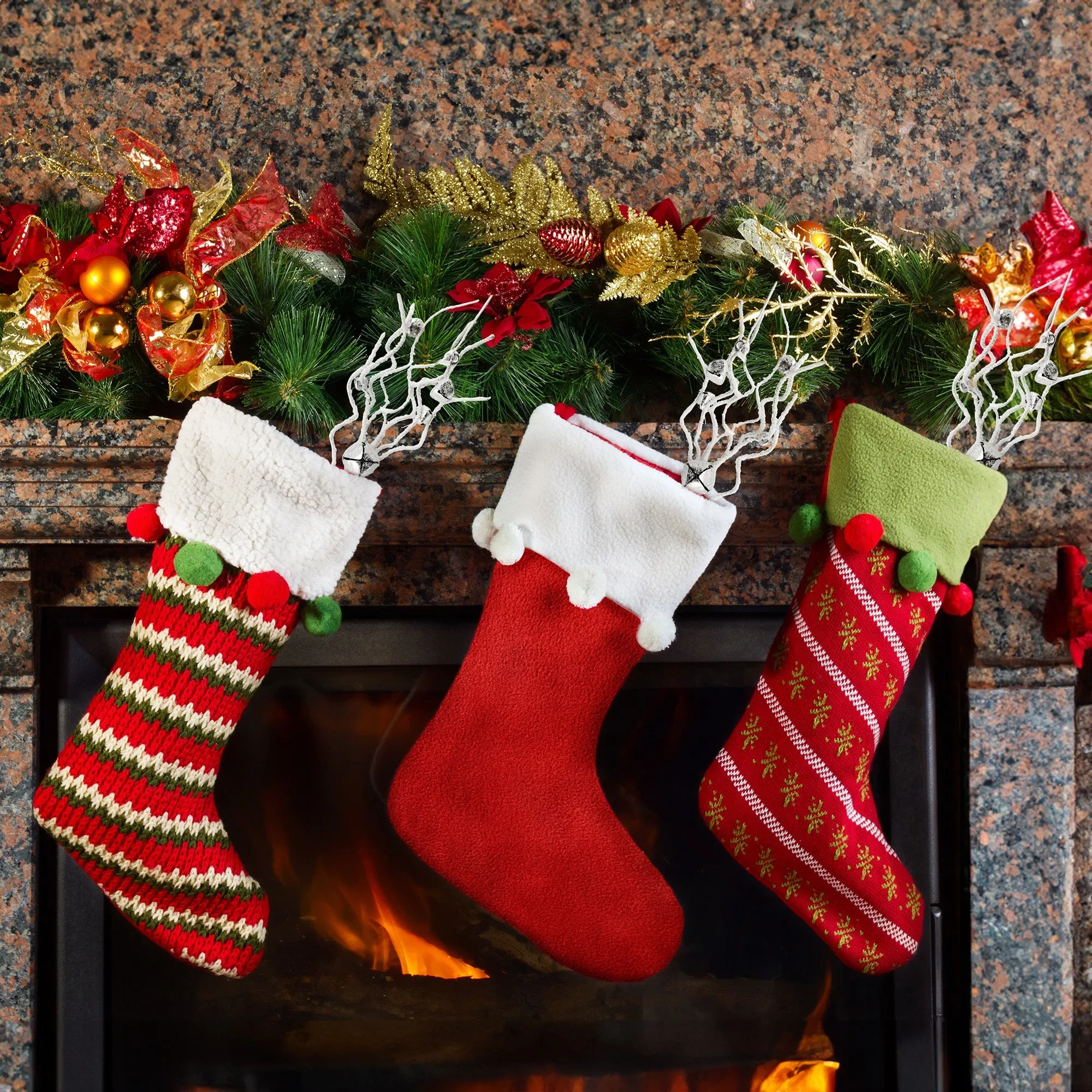 Jingle Bell Picks (Choose Color, Set of 3)