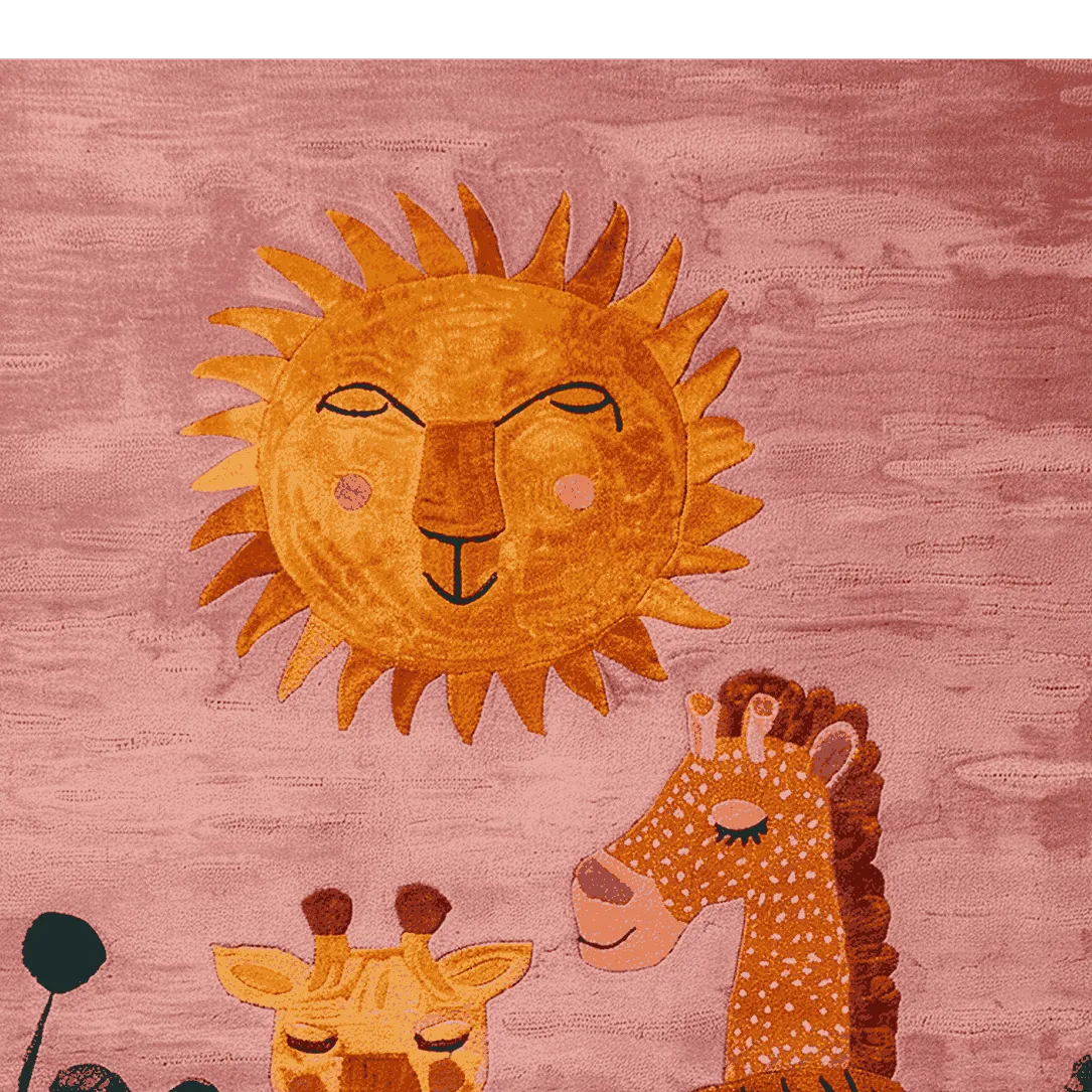 Jungle Smiles Hand Tufted Rug