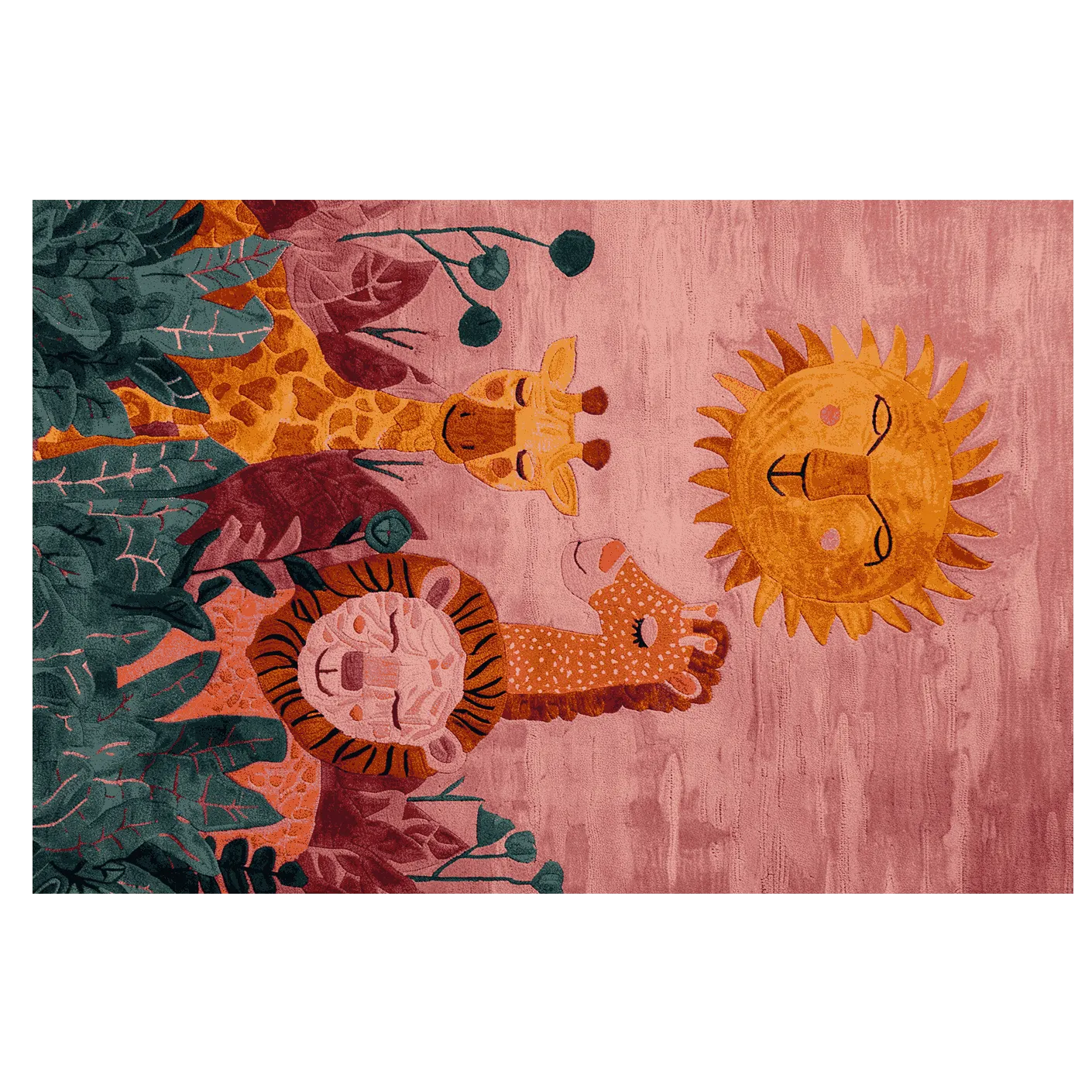 Jungle Smiles Hand Tufted Rug