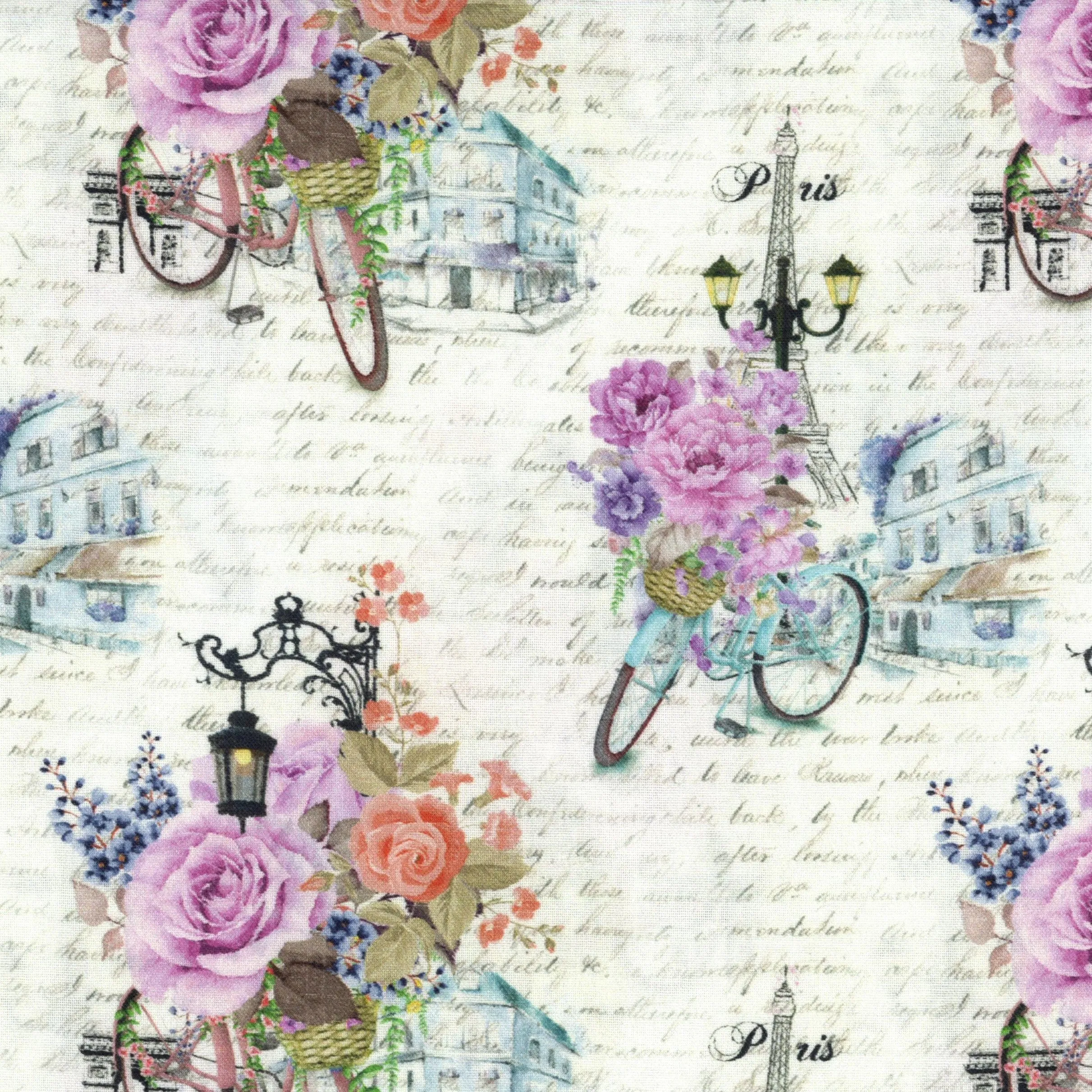 K&K Fabrics We'll Always Have Paris - Boulevard St. Germain