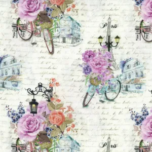 K&K Fabrics We'll Always Have Paris - Boulevard St. Germain