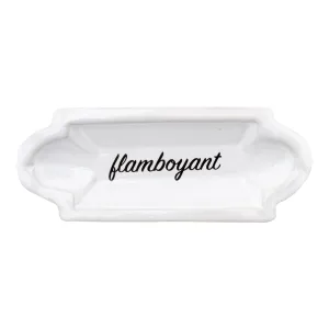 Kühn Keramik Long Asher Tray - Flamboyant