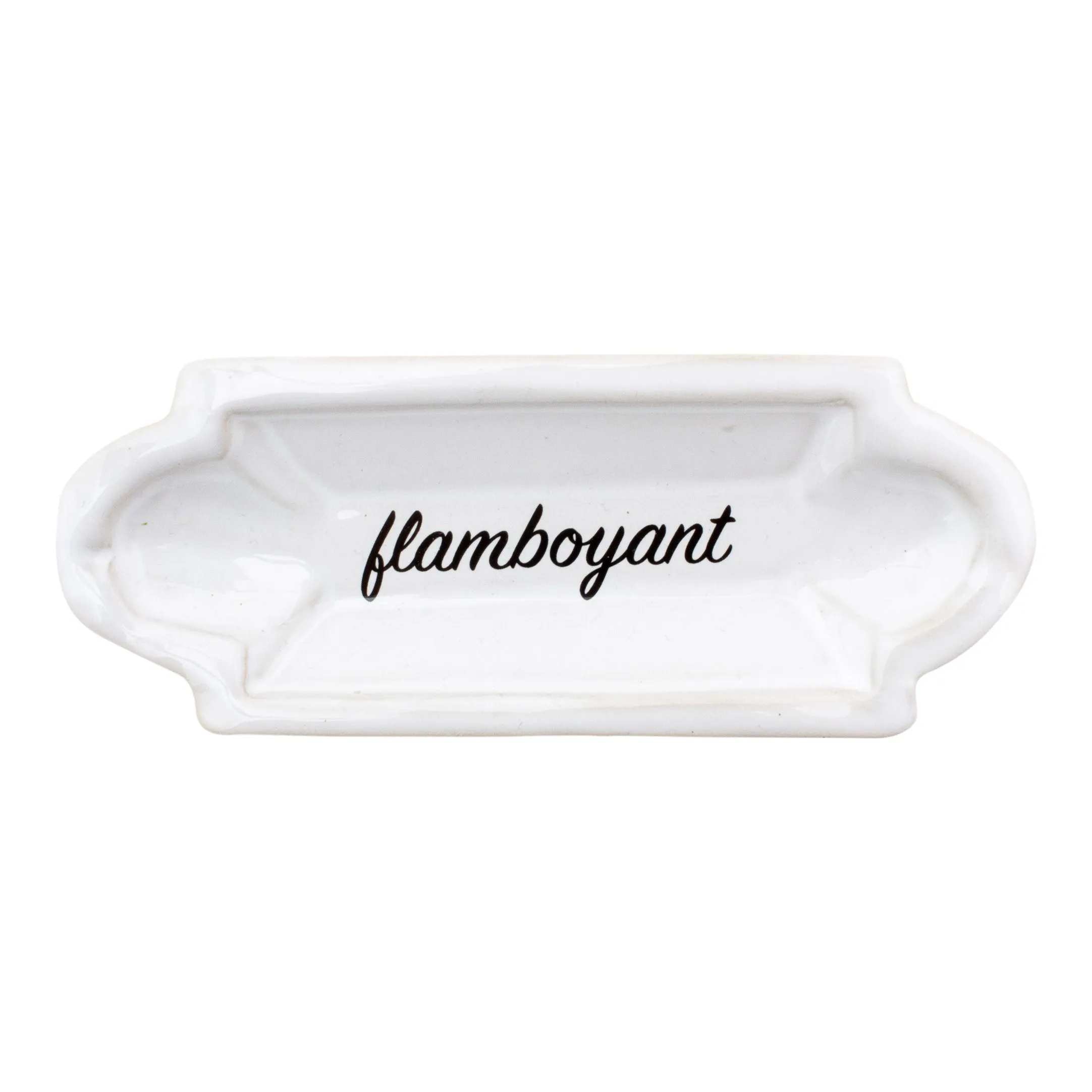 Kühn Keramik Long Asher Tray - Flamboyant