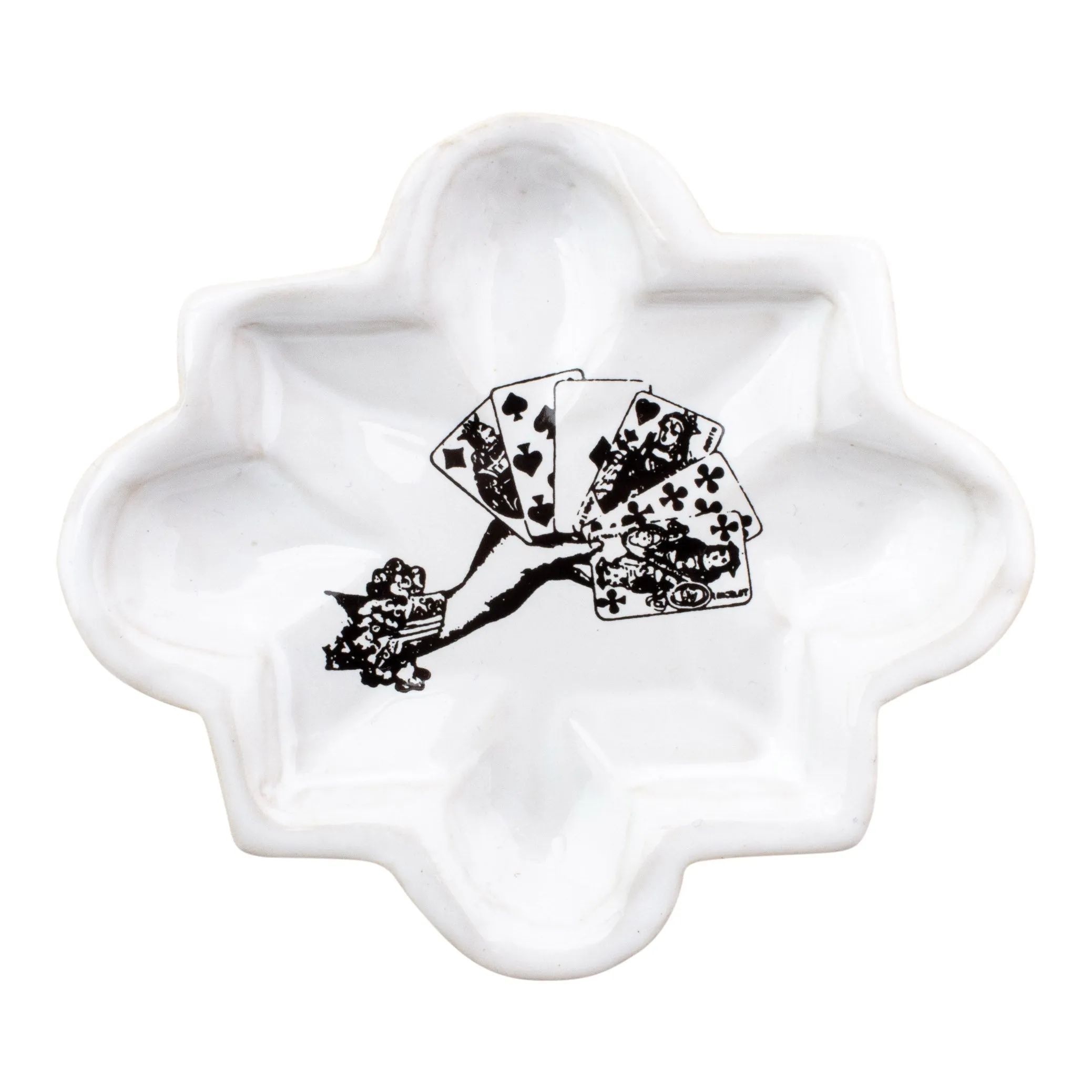 Kühn Keramik Small Asher Tray - Hand of Cards