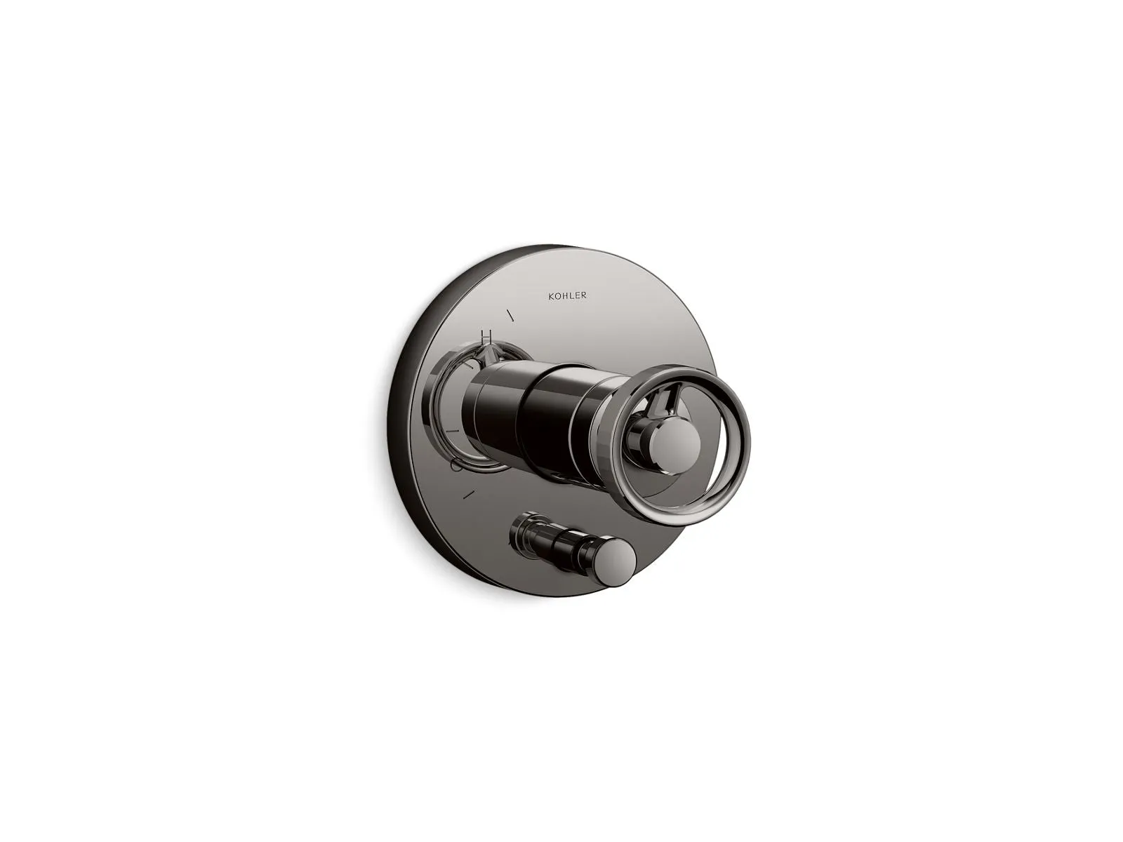 KOHLER K-T78016-9 Components Rite-Temp valve trim with Industrial handle and diverter