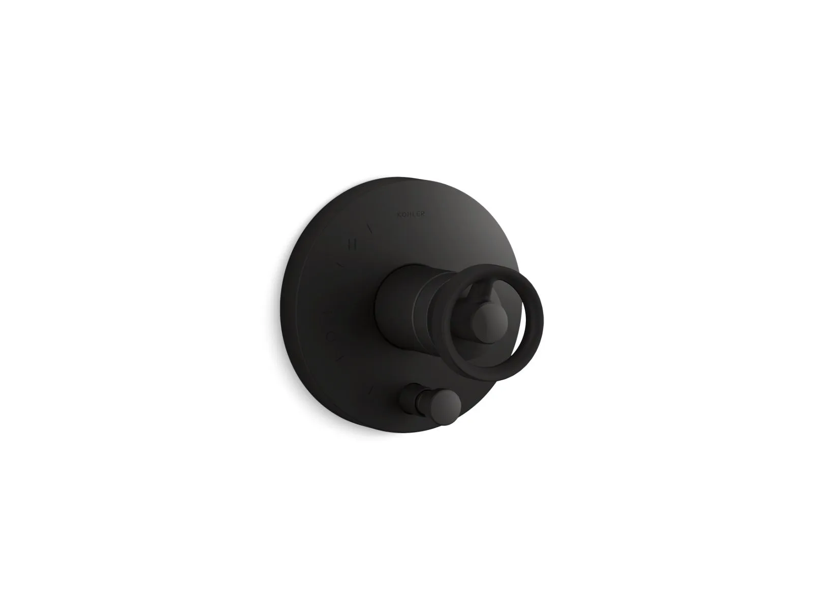 KOHLER K-T78016-9 Components Rite-Temp valve trim with Industrial handle and diverter